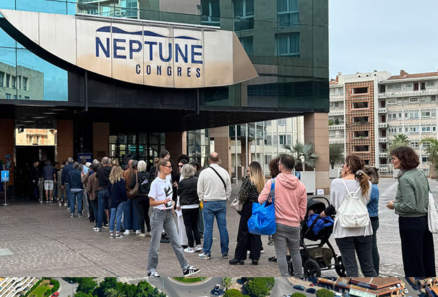 Entrée du Palais Neptune à Toulon